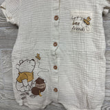 Gauze Winnie The Pooh Shorty Romper Let's Bee Friends 12M