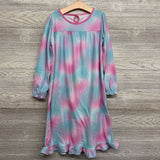 Fleece Pj Gown Tie Dye 7-8