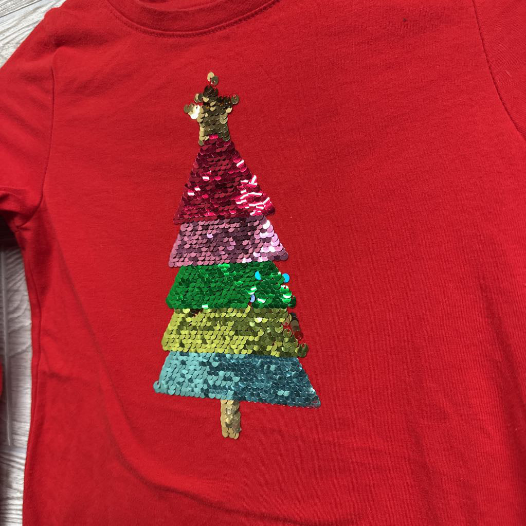 LS Shirt Flip Sequins Christmas Tree 8