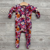 Ruffle Bamboo Outfit Flowers NB