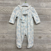 NEW Smocked Footie & Headband Flowers 3M