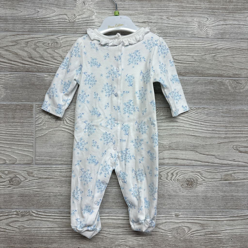 NEW Smocked Footie & Headband Flowers 3M