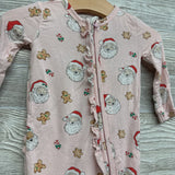 Bamboo Sleeper Santa 0-3M