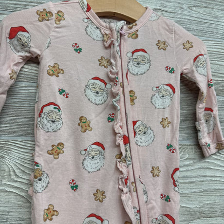 Bamboo Sleeper Santa 0-3M