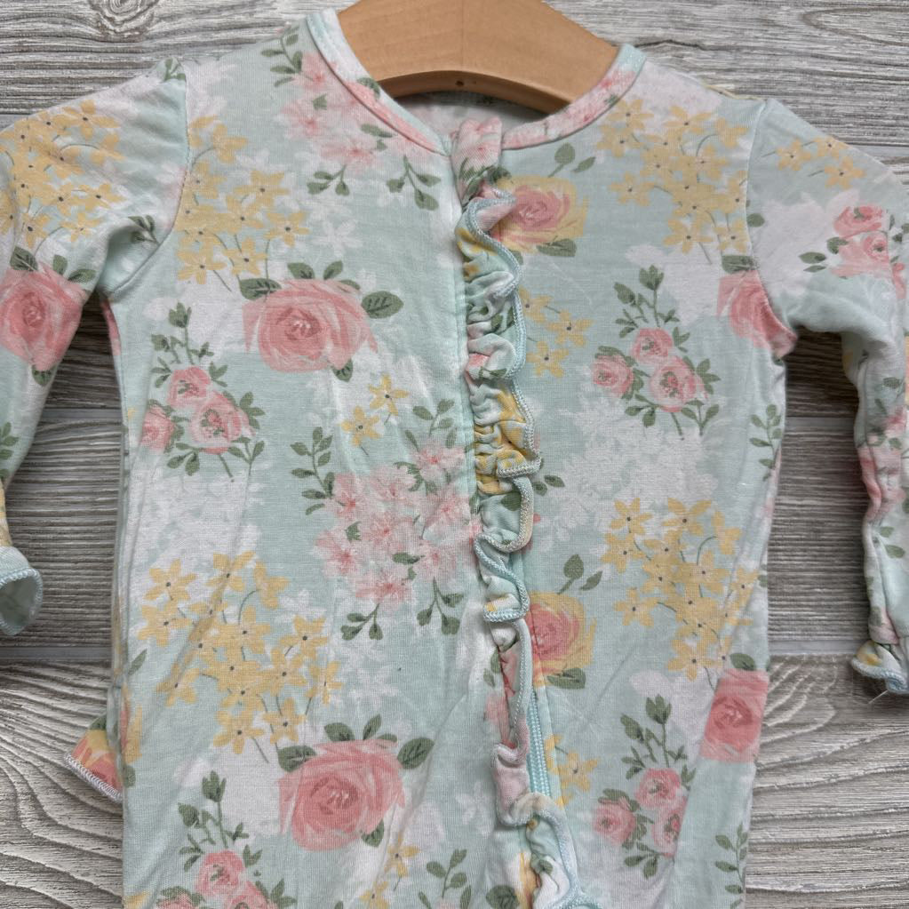 Bamboo Outfit Ruffles & Flowers 3M