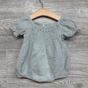 Gauze Smocked Bubble Romper 6-9M