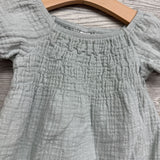 Gauze Smocked Bubble Romper 6-9M