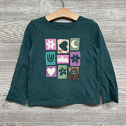 LS Shirt Heart, Flower & Moon 4t