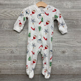 Blanket Sleeper Santa, Penguin, Trees Ornaments 9M