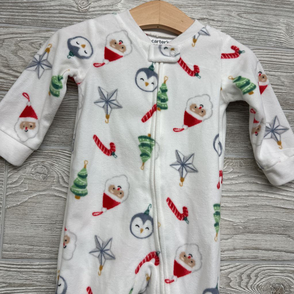 Blanket Sleeper Santa, Penguin, Trees Ornaments 9M