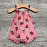 Romper Strawberries 3-6M
