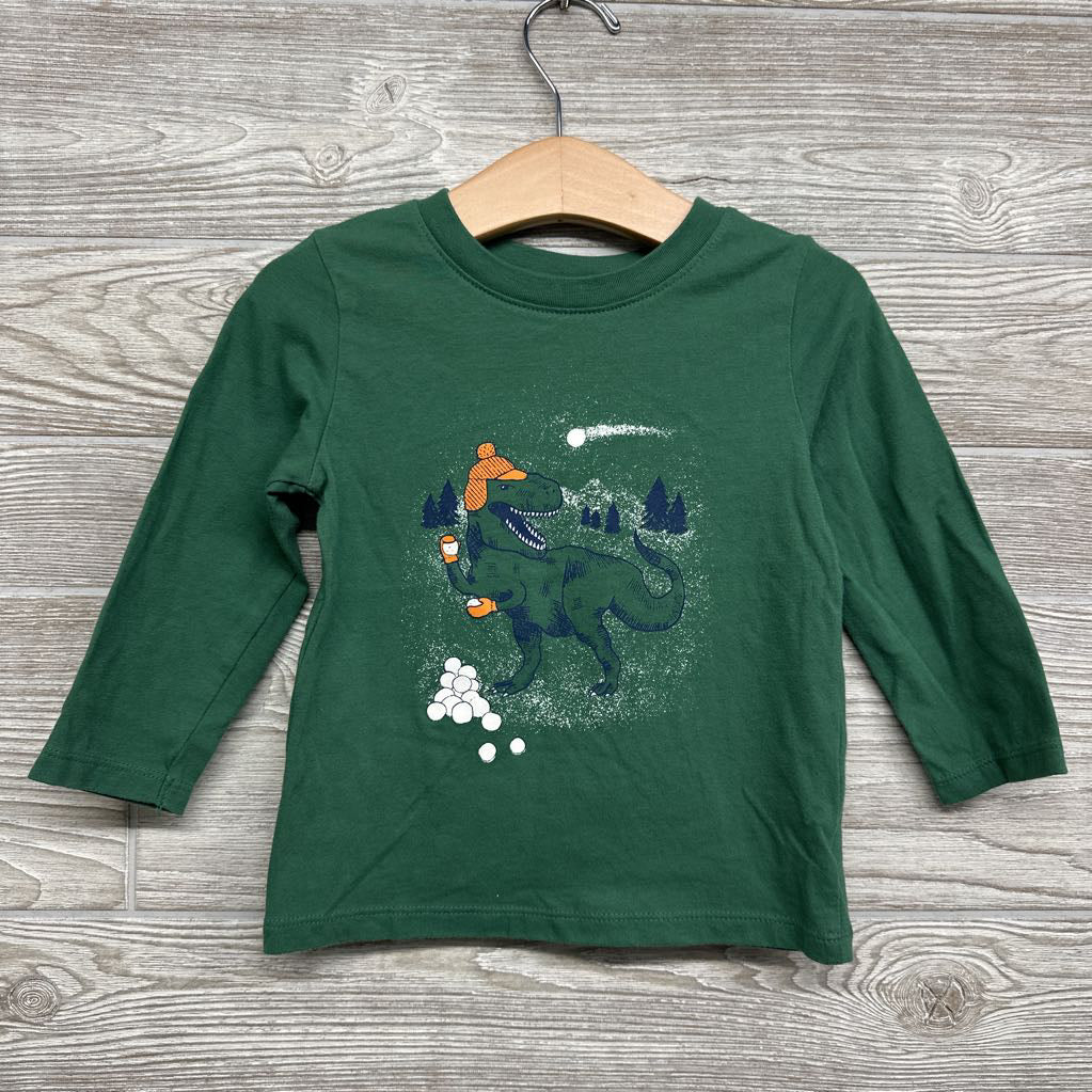 LS Shirt T Rex 2t