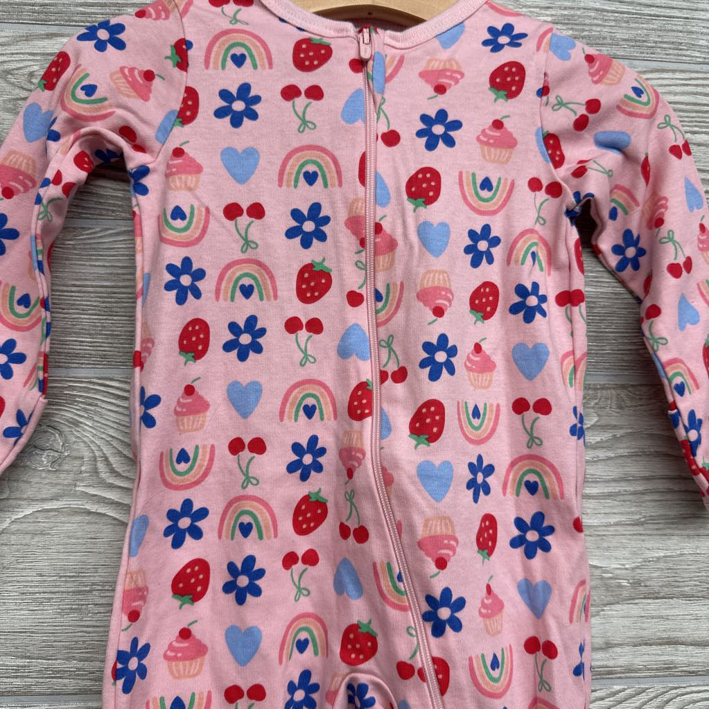 Sleeper Rainbows, Flowers & Strawberries 3-6M