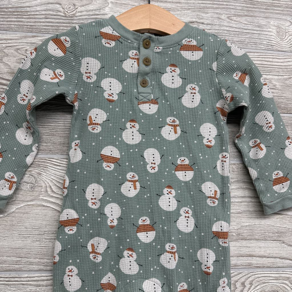 Waffle Knit Outfit Snowmen 18-24M