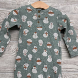 Waffle Knit Outfit Snowmen 18-24M