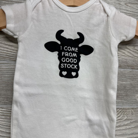 Bodysuit I Come From Good Stock 3-6M