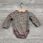 LS Bodysuit Logo & Animal Print 9M