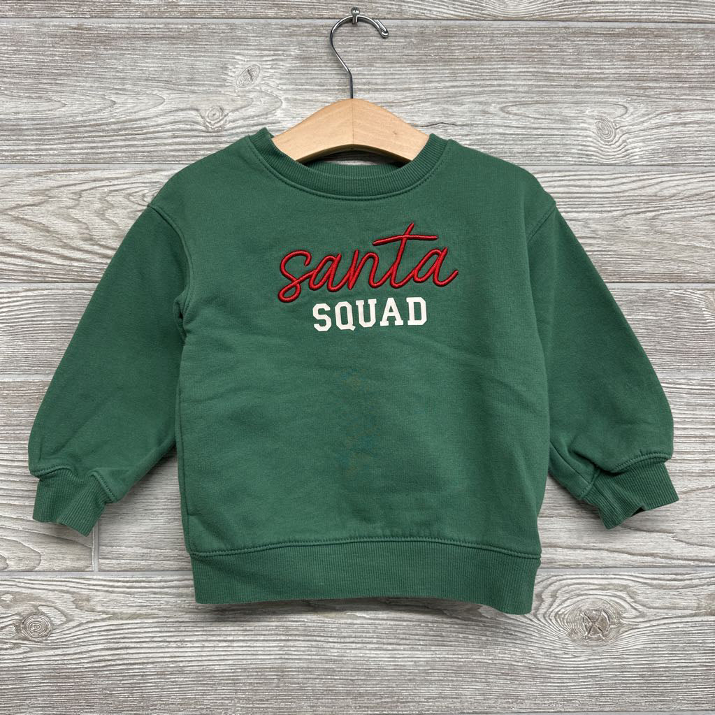 Crewneck Santa Squad 2t
