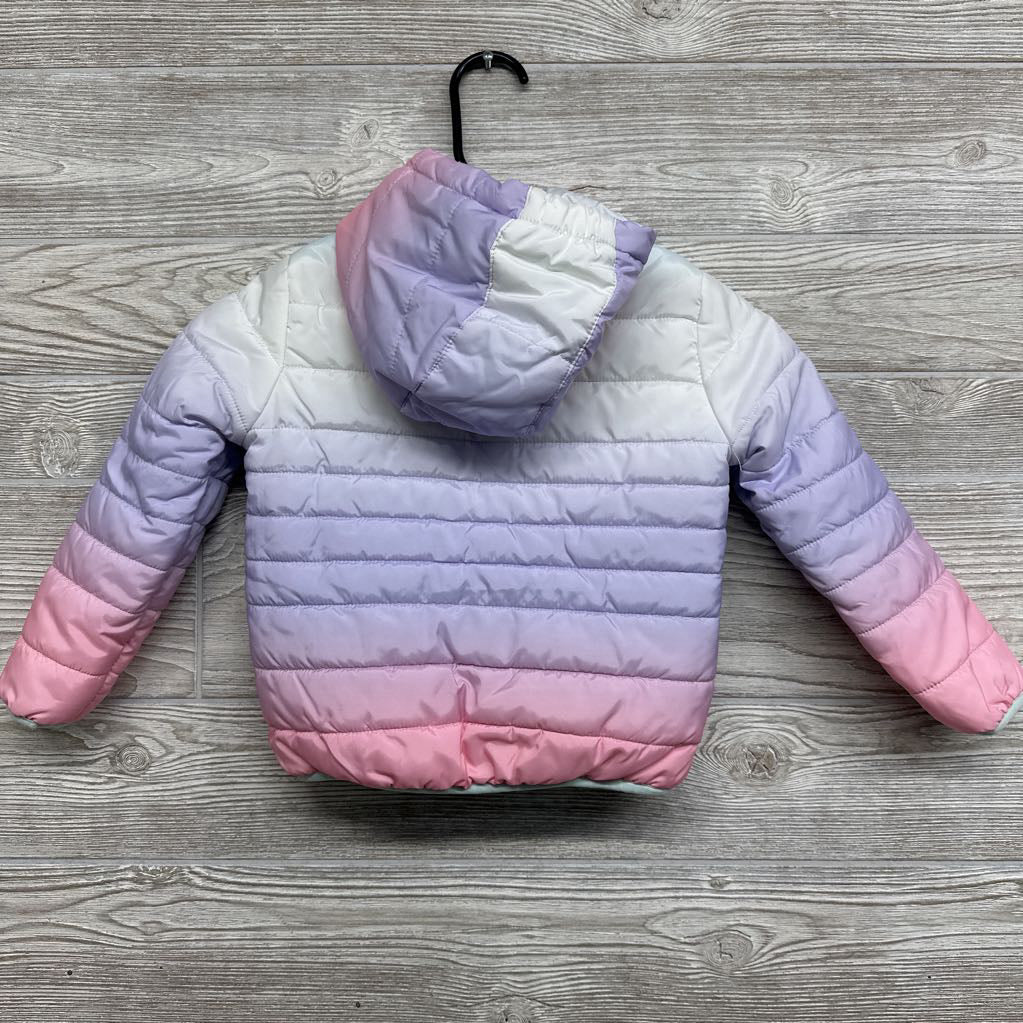 Lightweight Puffer Coat Embroidered Logo 3t*