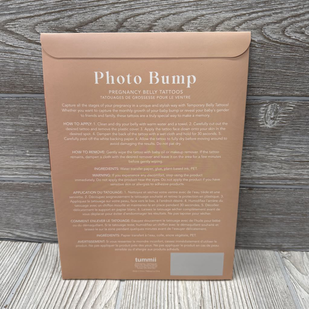 NEW Photo Bump Belly Tattoos