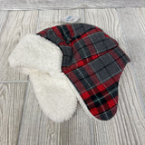 NEW Trapper Hat Plaid 3-9M