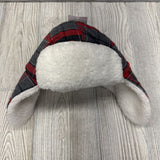 NEW Trapper Hat Plaid 3-9M