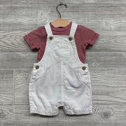 Shortalls W/ Striped Shirt 3-6M