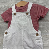 Shortalls W/ Striped Shirt 3-6M