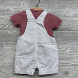 Shortalls W/ Striped Shirt 3-6M