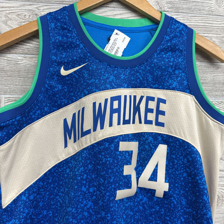 NBA Milwaukee Buks #34 Swingman Jersey 10-12