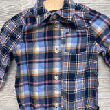Button Up Bodysuit Plaid 9M