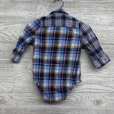 Button Up Bodysuit Plaid 9M
