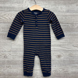 Henley LS Outfit Stripes 6-9M
