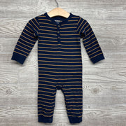 Henley LS Outfit Stripes 6-9M