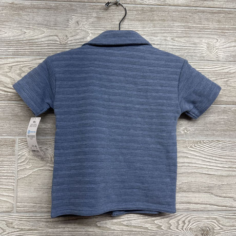 NEW SS Ribbed Button Up Shirt Stars 18M