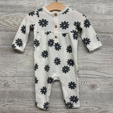 Soft Waffle Knit Outfit Flowers 3-6M