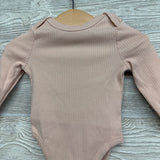 Ribbed LS Bodysuit 6M