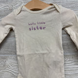 LS Bodysuit Hello Little Sister 3-6M