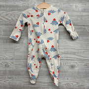 Sleeper Dinosaurs W/ Hearts 3-6M