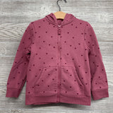 Full Zip Hoodie Hearts 5t