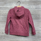 Full Zip Hoodie Hearts 5t