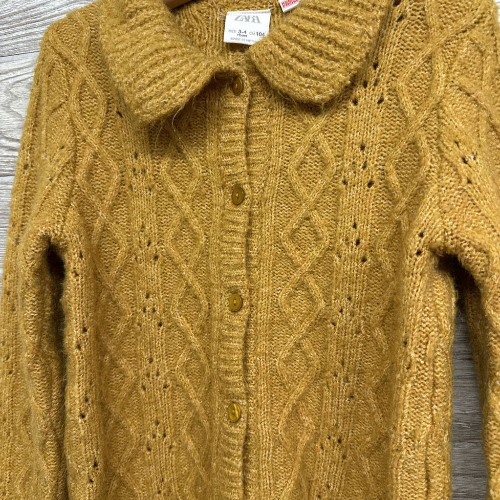 Pointelle Cardigan Sweater 3-4