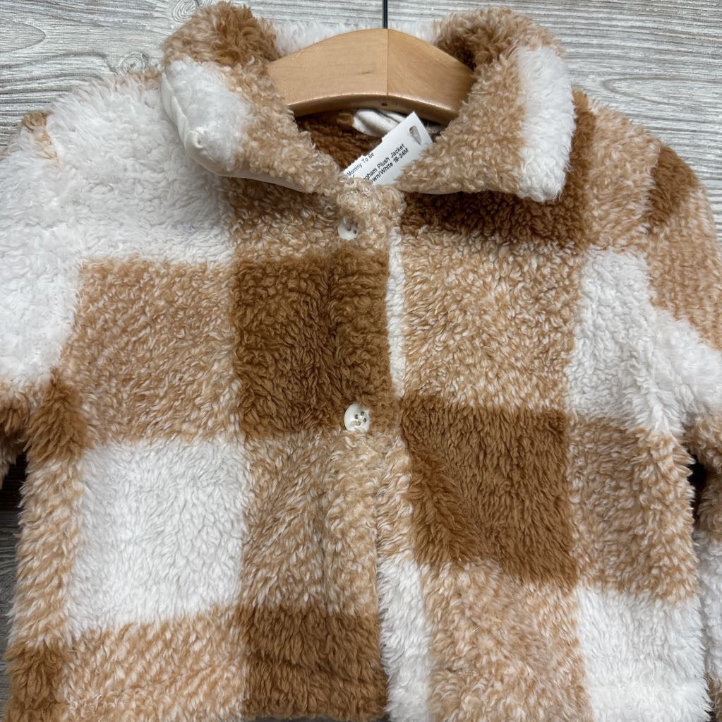 Gingham Plush Jacket 18-24M