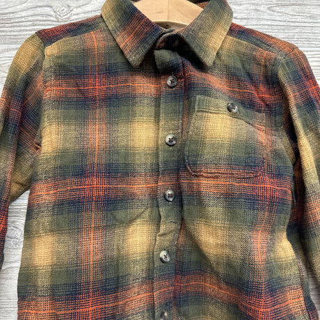 Flannel Button Up Shirt 3t