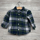Plaid Button Up Shirt 12-18M