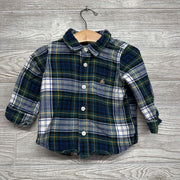 Plaid Button Up Shirt 12-18M