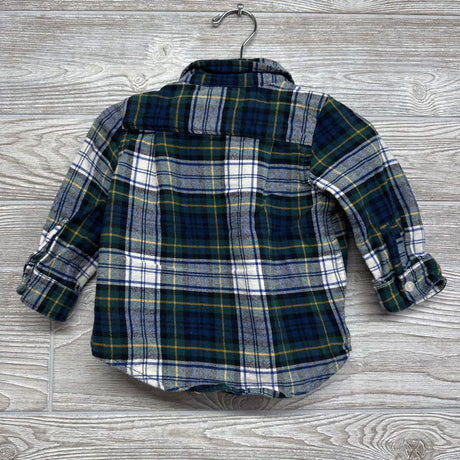 Plaid Button Up Shirt 12-18M