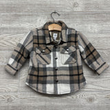 Flannel Shacket Plaid 12-18M