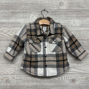 Flannel Shacket Plaid 12-18M
