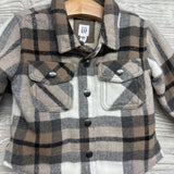 Flannel Shacket Plaid 12-18M
